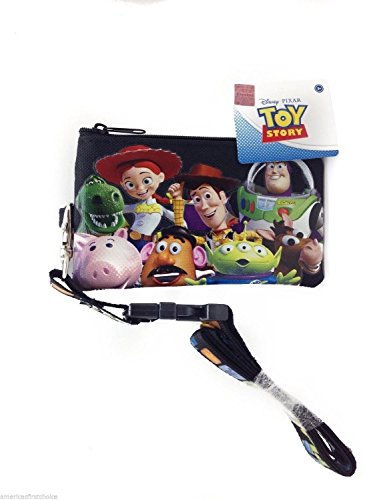 Disney TOY Story Lanyard with Pouch Fastpass Tickets Holder -Black