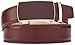 BULLIANT Men Belt, Genuine Leather Ratchet Belt for Men With Designed Slide Buckle, Trim to Fit (34-44in, Light Brown01)