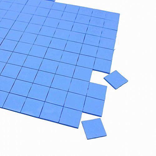 Wathai 36pcs 15x15x1.0mm Thermal Conductive Silicone Pad High Performance Thermal Double Side Tapes Cooling Pad - Thumbnail 2