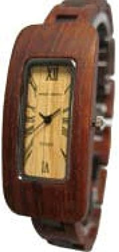Tense Wood Watches G8221S Men's Rectangle Sandalwood Watch
