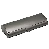 ZZ Sanity Slim Aluminium Lightweight Glasses Eyeglasses Case Spectacles Box (Metal gray)