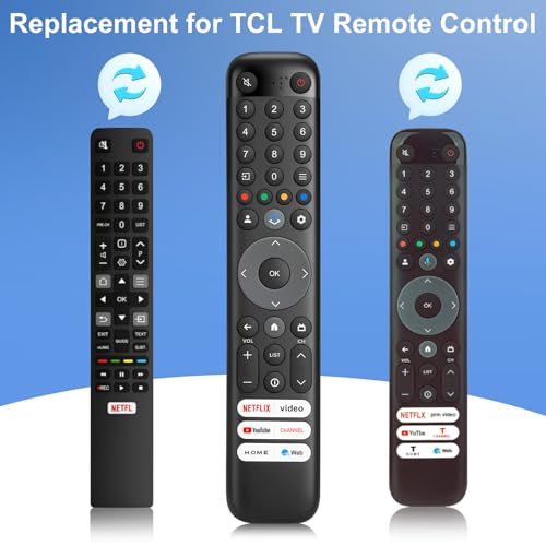para Mando-TCL-Smart-TV, Universal para Todos los Original TCL TV, con 6 teclas de acceso directo