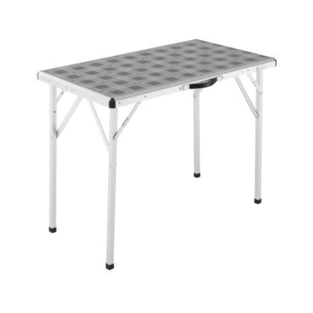 Coleman Folding Camping Table - Grey, Large/120 x 80 x 70 cm