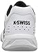 K-Swiss mens Bigshot Light Tennis Shoe, White/Black/Silver, 10.5 US