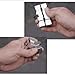 Infinity Fidget Toy, Single Finger Endless Fun Decompression Stress Relief Fidget Anti Anxiety Toys for Kids and Adults(Silver)