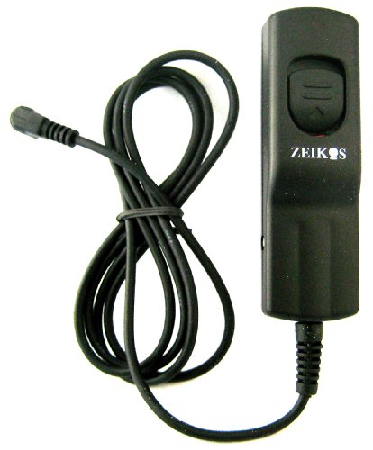 Zeikos ZE-RS60 Wired Shutter Release Cord Remote Control Switch Cable, RS-60E3 Replacement for Canon DSLR Camera T6i T6s T5 T5i T4i T3 T3i T2i T1i XT XTi XS XSi 60D 70D 760D G16 G15 G12 G11 G10
