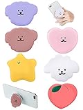 Weewooday 6 Pieces Cartoon Phone Back Grips Cute