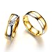 Tianyi Stainless Steel Band Ring Promise Ring Valentine Love Couples Wedding Engagement for Men Size 10