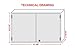 Acrimet Key Cabinet Organizer 256 Positions with Lock (Wall Mount) (256 Multicolored Tags Included) (Beige Cabinet)