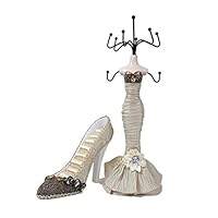 2pc Flower Display Holder Mannequin Elegant Dress Jewelry and Shoe Z265-2