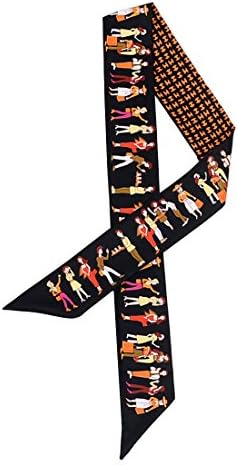 Blyyasgi Bag Twilly Handbag Handle Ribbon Scarf Package Silk Band Hair Accessories Hairband (09)