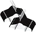 Utopia Home Pants Hangers with Clips 24 Pack - Velvet Skirt Hangers with Notches - Space Saving & Heavy Duty Non Slip Black Velvet Hanger with 360 Degrees Swivel Hook