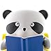 Spark Toys & Games Panda Bear Piggy Bank with Yellow Back-Pack and Book