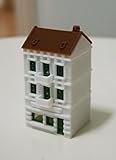 Outland Models Railway Miniature Building City House Style B Stackable Z Scale