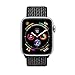 AdMaster Compatible for Apple Watch Band 42mm 44mm, Soft Nylon Sport Loop Replacement Wristband Compatible iWatch Apple Watch Series 4/3/2/1 Black White