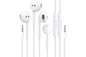 NIMIZO 2 Pack Wired Apple Earbuds/Headphones/Earphones [ MFi Certified] with Mic, Volume Control Compatible with iPhone,iPad,iPod,Computer,MP3/4,Android Most 3.5mm Audio Devices