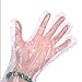 ULAKY 100pcs Disposable Plastic Polythene Gloves Large Size - Cleaning Prepare Food etc