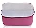 amCase 13.3 inch Chromebook Case Sleeve for iPad Pro, ASUS C300 Chromebook/Samsung Chromebook 2/Acer Chromebook/MacBook Air/Pro/Toshiba Chromebook/Lenovo Yoga 2/3 with Handle (Pink)…
