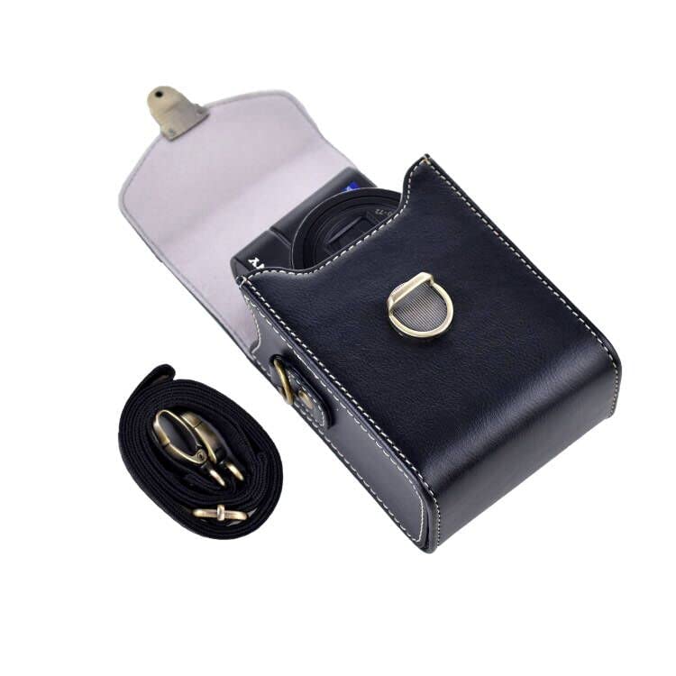Rieibi Camera Case for Sony RX100 & HX Series - Retro Leather Case for Ricoh GR IIIx/Ricoh GR III II/Canon G7X II/G7X III / SX720/SX730/SX740 / G9X/G9X II - Black