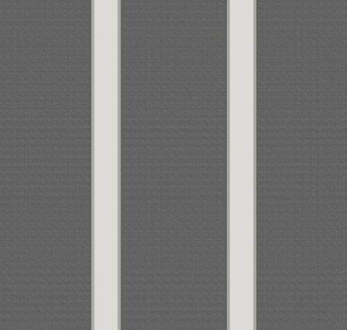 Fine Decor Luxury Textured Vinyl Wallpaper: Portland Black Stripe Glitter
