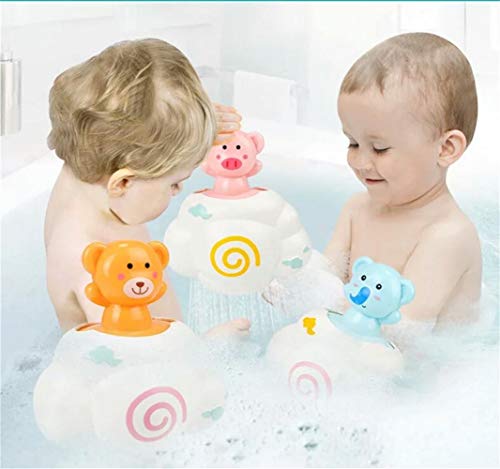 MOOYE Nimbus Rain Clouds Fun Playing Water Baby Shower Bath Educational Toys Bathing Water Spraying Tool Kids Toddlers Children (Elephant Shower) - Thumbnail 7