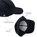 JIGUOOR LED Hat Light Up Baseball Cap Flash Glow Party Hat Rave Accessories for Festival Club Stage Hip-hop Performance (Battery Powered, Blue)
