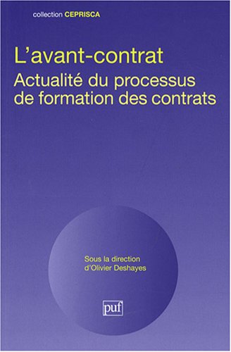 L' avant-contrat
