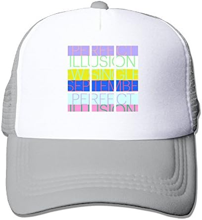 Sady Lady Gaga Album Perfect Illusion Trucker Hats Snapback Mesh Cap