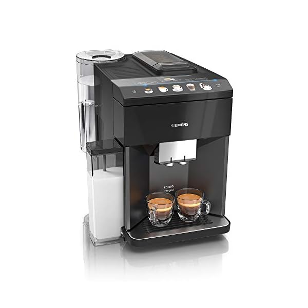 Siemens Kaffeevollautomat EQ.500 integral TQ505D09, viele Kaffeespezialitäten, Milchaufschäumer, integr. Milchbehälter…