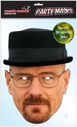 Walter White Heisenberg Mask - Official Breaking Bad Licensed Product by TV Stars