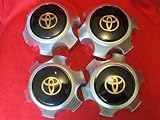 4pcs. 1990-1998 Toyota Land Cruiser Fj80 Center Alloy Wheel Hub Caps Black TOP