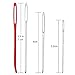 Jumbo Bent Tip Tapestry Needles and Large Eyes Blunt Steel Darning Yarn Needles Sewing Needles for Knitting Crochet,Set of 11