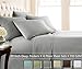 Southshore Fine Living, Inc. Extra Deep Pocket Cal King Sheets Set, 6-Piece Soft Gray Bed Sheets with 21
