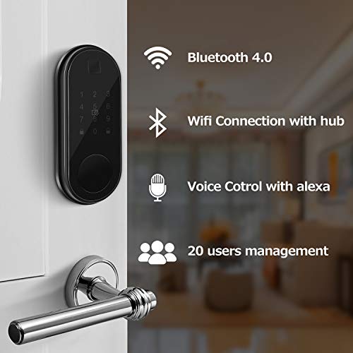 Smart Lock, Electronic Deadbolt Door Lock, Assure Touchscreen Keyless