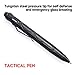 Zhaoyun Aircraft Aluminum Tactical Pen, Self Defense Pen Multi-functional With Tactical LED Flashlight + Ballpoint Pen + Glass Breaker for Survival Outdoor Travelling Camping+ Gift Box