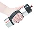 Handiwear (2 pack), Water Bottle Carrier Grip for Running. Soft band holder strap makes any bottle handheld. Bike, gym or jogging (Black & Red)
