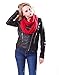 HDE Women's Sheer Infinity Scarf Soft Lightweight Loop Scarf (Maroon)