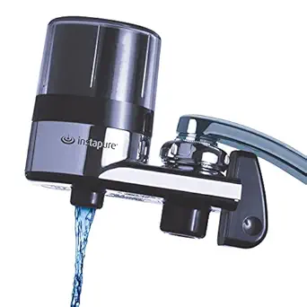 InstaPure F2BCT3P-1ES Faucet Mount Water Filter System, Chrome