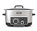 Ninja Multi-Cooker with 4-in-1 Stove Top, Oven, Steam & Slow Cooker Options, 6-Quart Nonstick Pot, and Steaming/Roasting Rack (MC950ZSS), Stainless