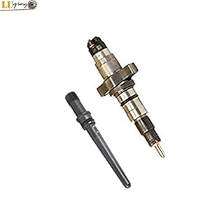 3. Luqing 1PC New Common Rail Injector with Connector Tubes for 03-04 Dodge fit For Cummins 5.9L Diesel 305HP (1004-6)