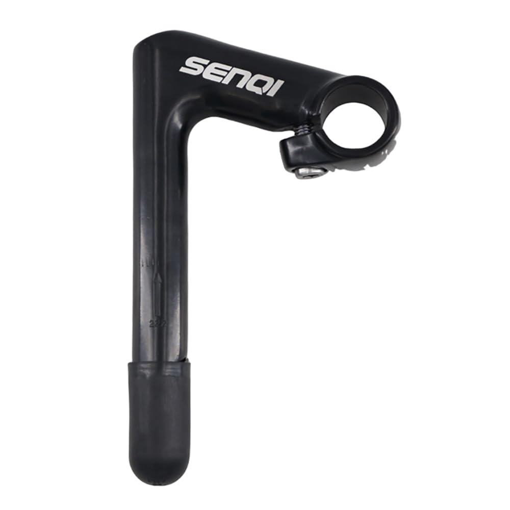 SENQI 22.2 * 25.4mm Electroplating Gooseneck Stem Aluminum Alloy 80 * 150 * 120 Stems With Teeth BSB040(Black) — image 1