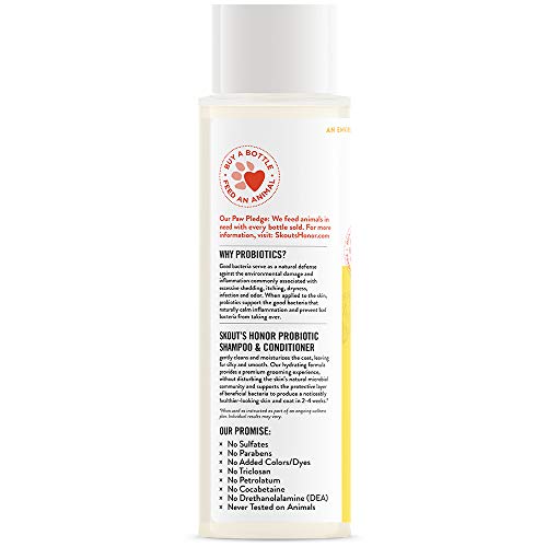 SKOUT'S HONOR Probiotic Pet Shampoo & Conditioner (2-in-1) - 16 fl. oz.