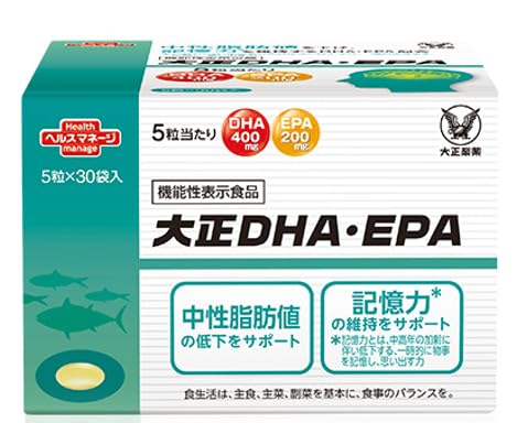 大正製薬 【機能性表示食品】 大正DHA・EPA 〔DHAEPA600㎎ 個別包装〕 (1箱)商品画像