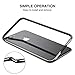 RANVOO iPhone 8 Plus/iPhone 7 Plus Premium Bumper Case, Flexible Protective Aluminum TPU Hybrid Bumper Frame [Support Wireless Charging] for Apple iPhone 8 Plus and iPhone 7 Plus, Jet Black [Armor]