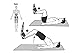 Fruzelg Vivibyan QuickFit Suspension Exercise Workout Poster - Laminated - Suspension Training Chart with 40 Exercises You Can Do at Home (18 x 27)