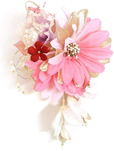 Amazon 髪飾り かんざし 着物用 和装用 ピンク 花 コサージュ 下がり ぶら飾り ビーズ 縮緬 ラメ 成人式 卒業式 結婚式 振袖 袴向 ヘアアクセサリー Ka 15 和装小物 通販