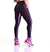 QIYUN.Z Women High Waist Stretch Skinny Shiny Spandex Leggings Pants Slim Fit Tights