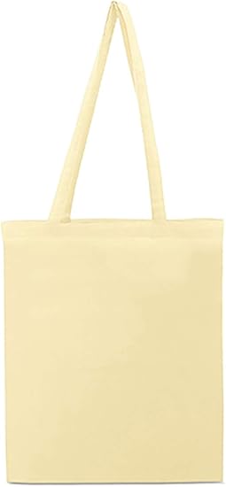 Siglo XXI Bolsa de algodón Natural con Asas largas 145 grs. Pack 10