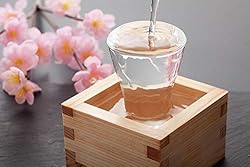 EDOYA Hinoki Wood Sake Cups (Set of 2) Japanese Box