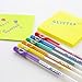 BAZIC 6 Fruit Scented Glitter Color Gel Pen with Case (17050-24P)